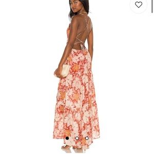 MinkPink Azar open back maxi dress